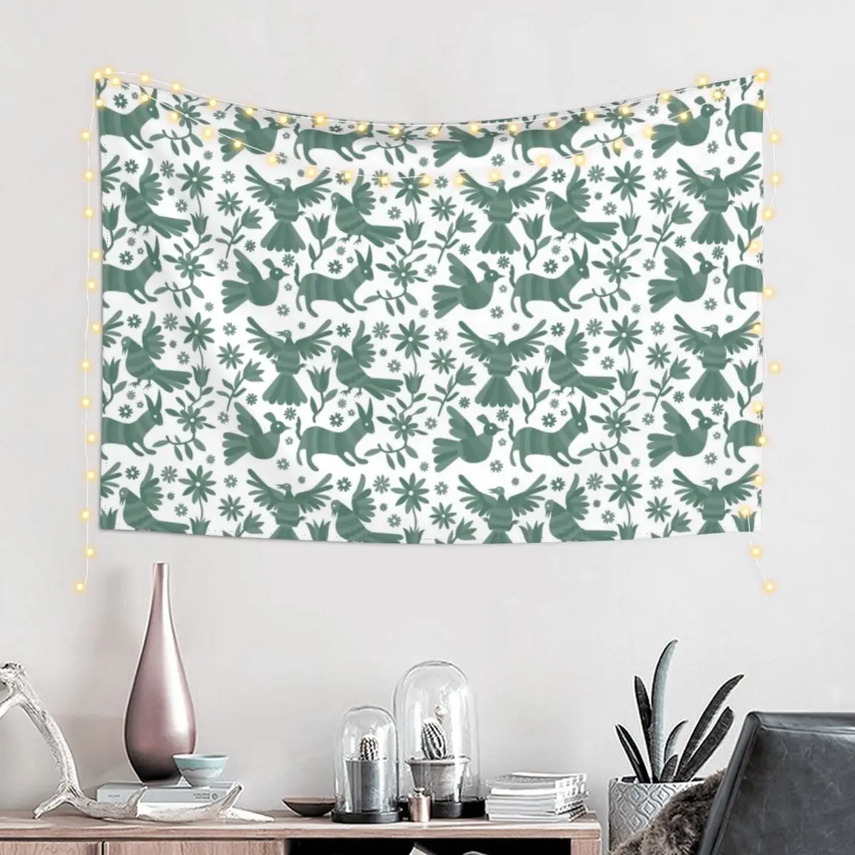 Текстура green otomi Мексиканский Отоми мексиканское искусство зеленая Мексиканская