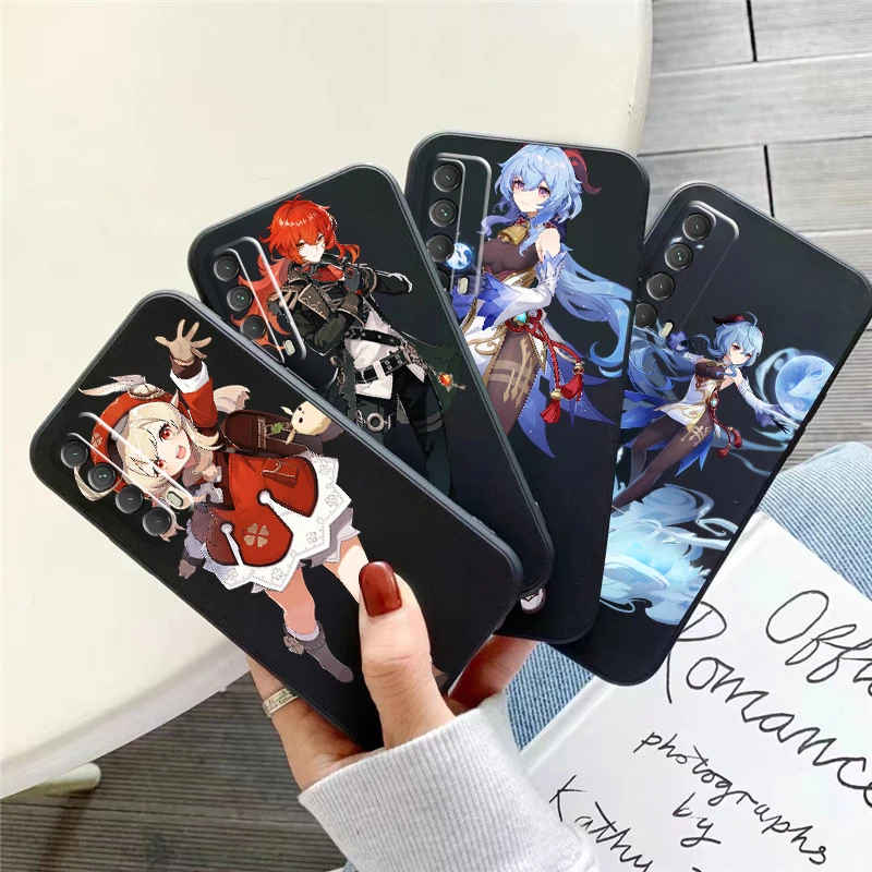 

Genshin Impact Project Game Phone Case For Huawei Honor 7A 7X 8 8X 8C 9 V9 9A 9X 9 Lite 9X Lite Black Funda Back Carcasa