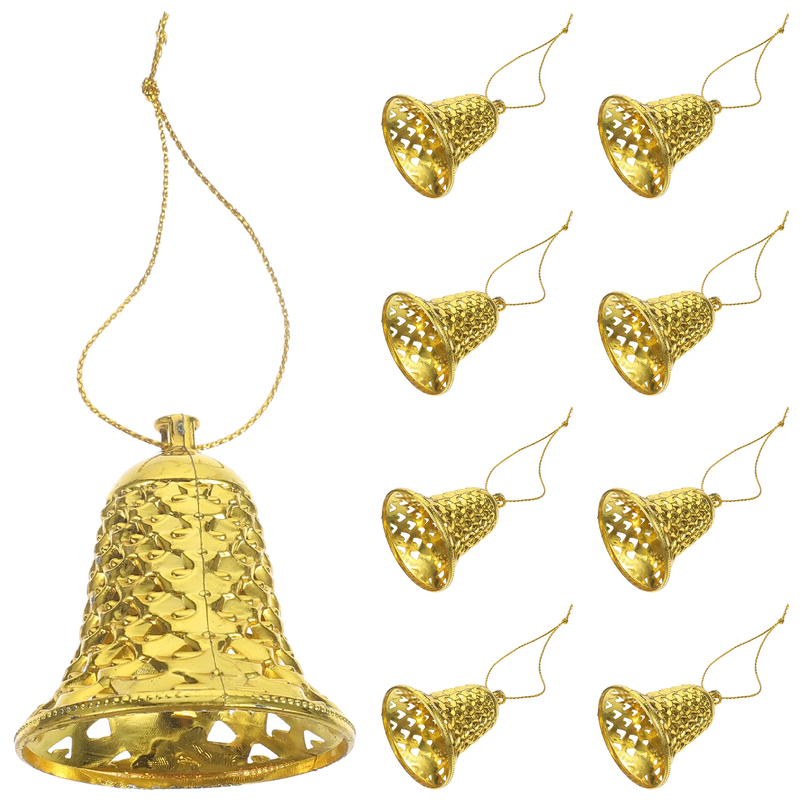

12 Pcs Christmas Party Decoration Bell Ornaments Hanging Home Pendant Tree Decorations Pendants