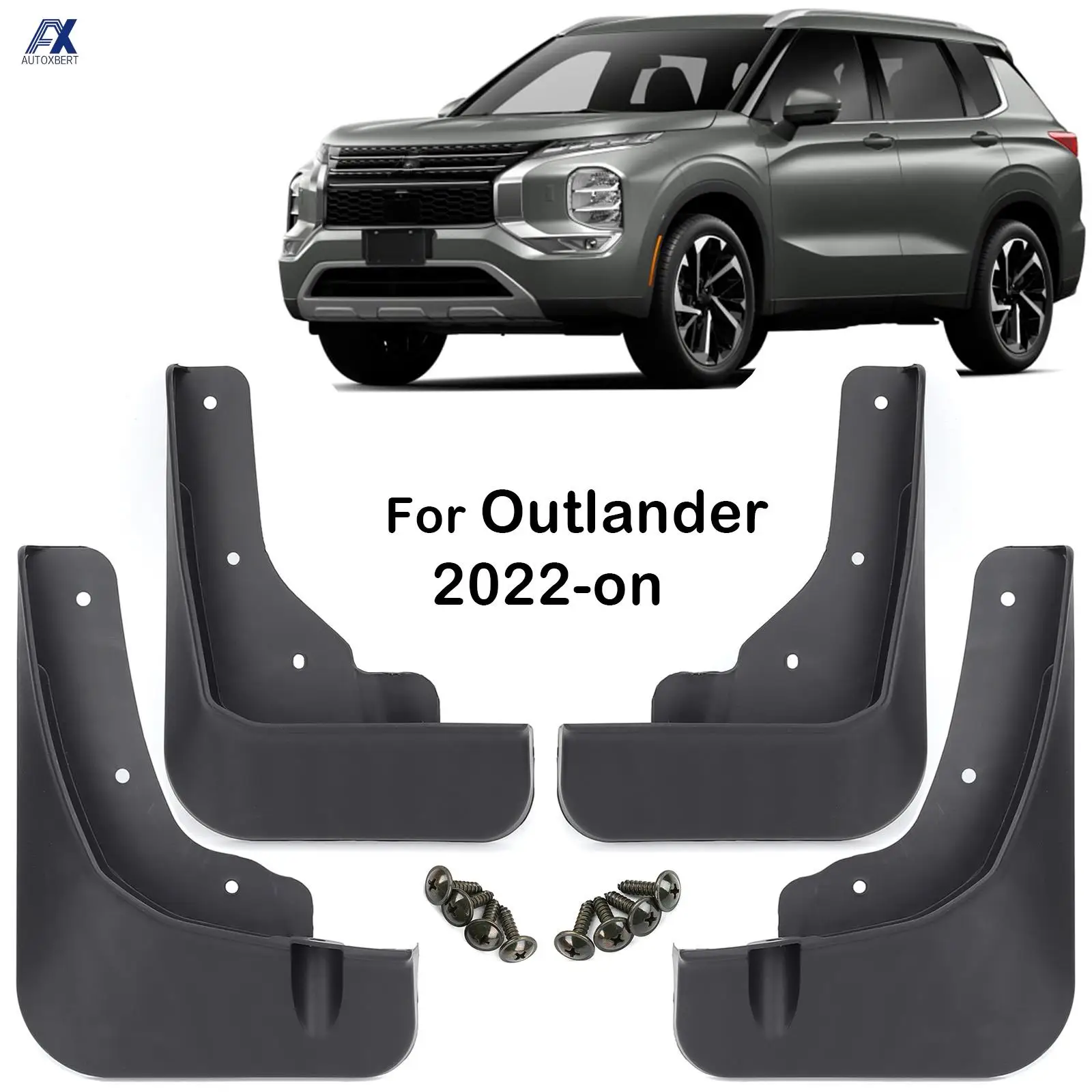 

Комплект брызговиков для Mitsubishi Outlander PHEV GM GN ZM 2022 2023, брызговики, брызговики, передние и задние формованные автомобильные Стайлинг