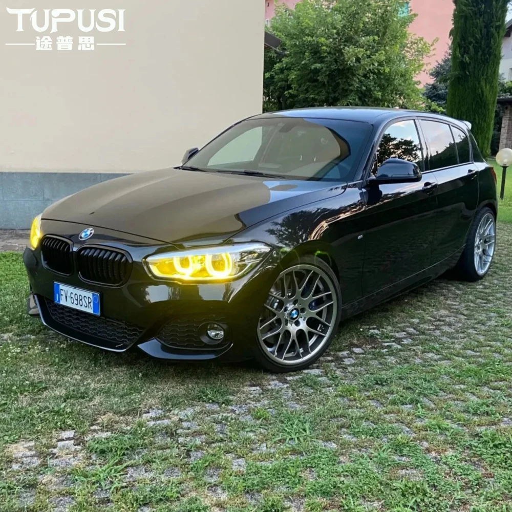Фото Желтые светодиодные модули Angel Eyes для BMW 1 серии DRL F20 F21 LCI 116i 118i 120i 125i 116d Фара светодиодные ходовые огни для автомобиля №3