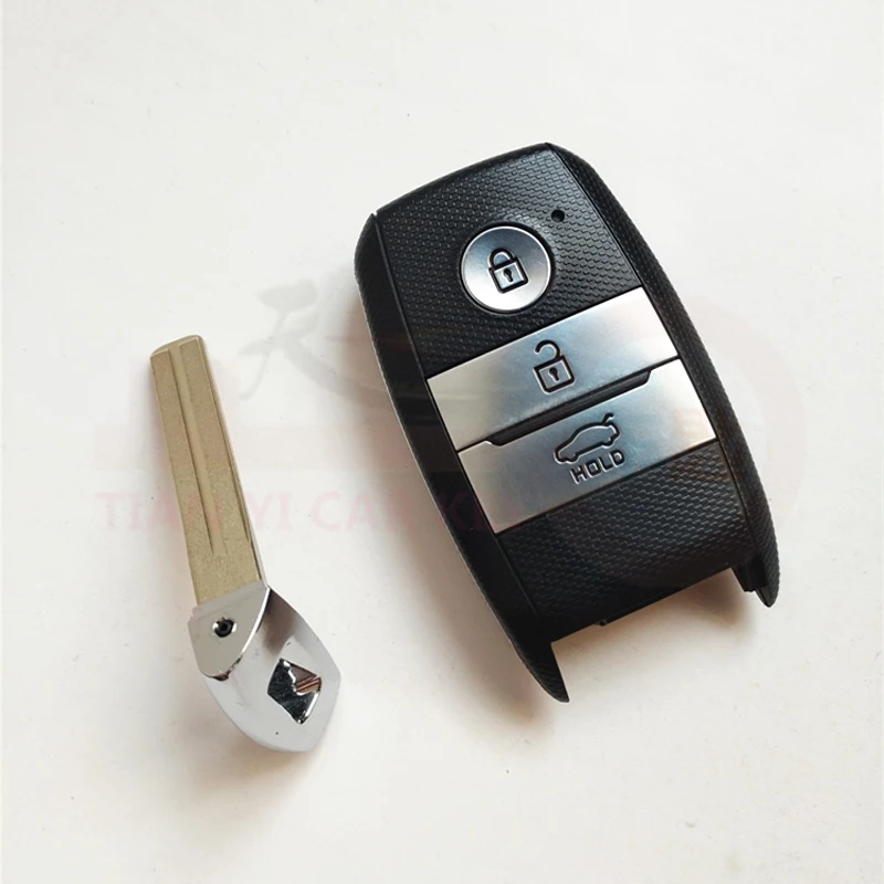 3 düğmeler araba uzaktan anahtar 433MHZ ile ID46 PCF7952 ID47 çip itmeli anahtar Kia K5 Rio Sorento Sportage anahtarsız akıllı anahtar