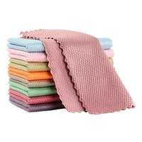 5pcs 25x25cm nano ceramic car cleaning cloths microfiber wiping towels streak free miracle cleaning cloths home car accessories