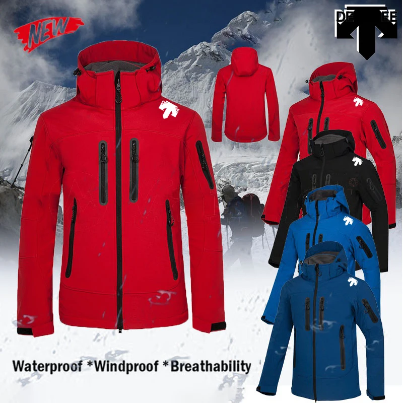 2022 Winter High Quality Outdoor Men's Jacket Windproof and Waterproof Rock Climbing Ski Hiking Jacket Warm Casual Jacket