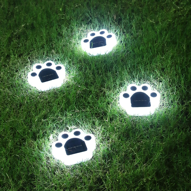 

Led Lights Animal Paw Garden Solar Waterproof Solar Power Garden Light Lamp Lights Lighting Stairs Lights Street Light-8-1