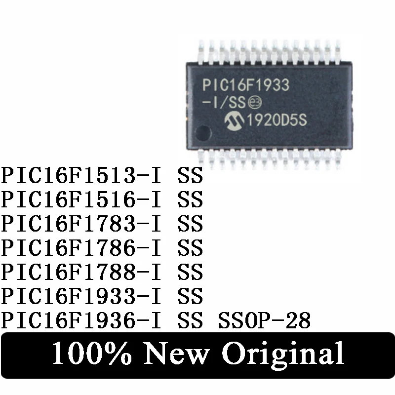 10 шт. PIC16F1513-I PIC16F1516-I PIC16F1783-I PIC16F1786-I PIC16F1788-I PIC16F1933-I PIC16F1936-I 16F1936 SS SSOP-28 микросхема