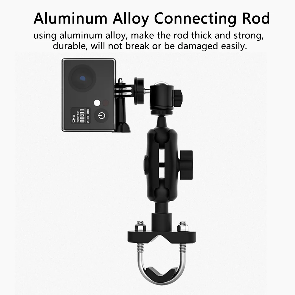 Держатель для телефона мотоциклетной камеры удлинитель из алюминиевого сплава