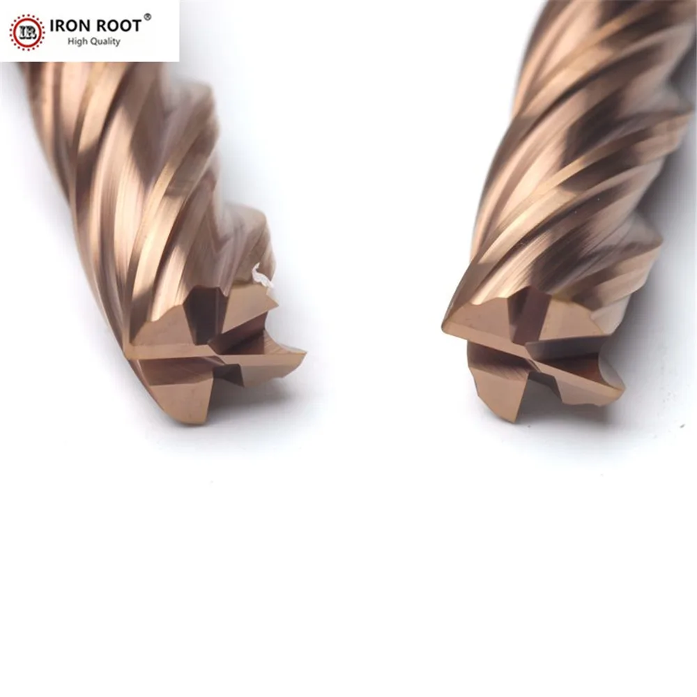 

High quality Iron Root Tungsten Steel Cutter, HRC58,4-Blade Ball End Carbide End Mill,CNC Milling Cutter,Ball End Mill 6mm -12mm