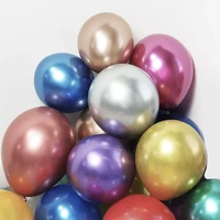 510121836 inch metal latex balloon chrome plated metal balloon birthday party festive party wedding decoration supplies
