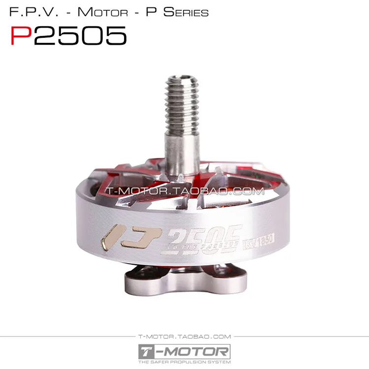 

T-MOTOR P2505 brushless motor 5/6/7 inch propeller high endurance FPV X8 racing drone