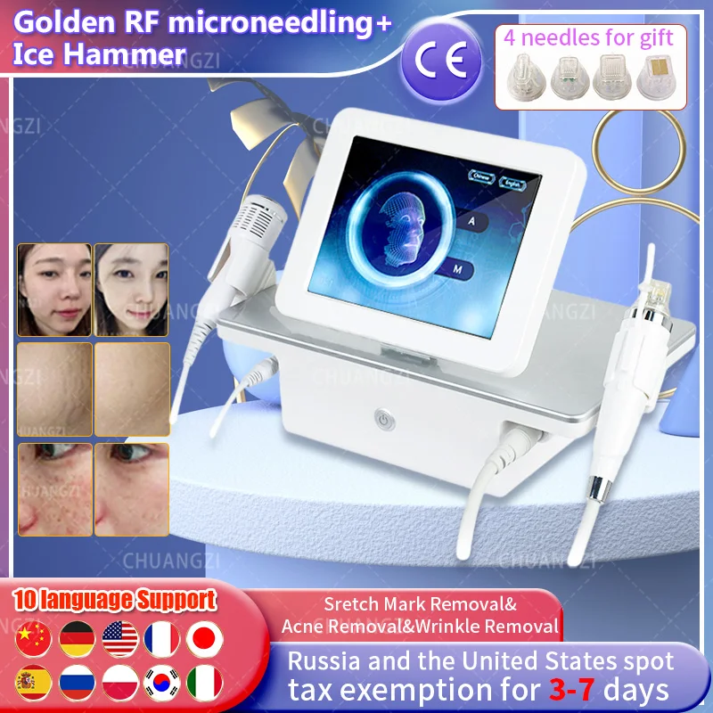 

2023 Latest fractional RF microneedle beauty machine/fractional RF microneedle facial lifting machine