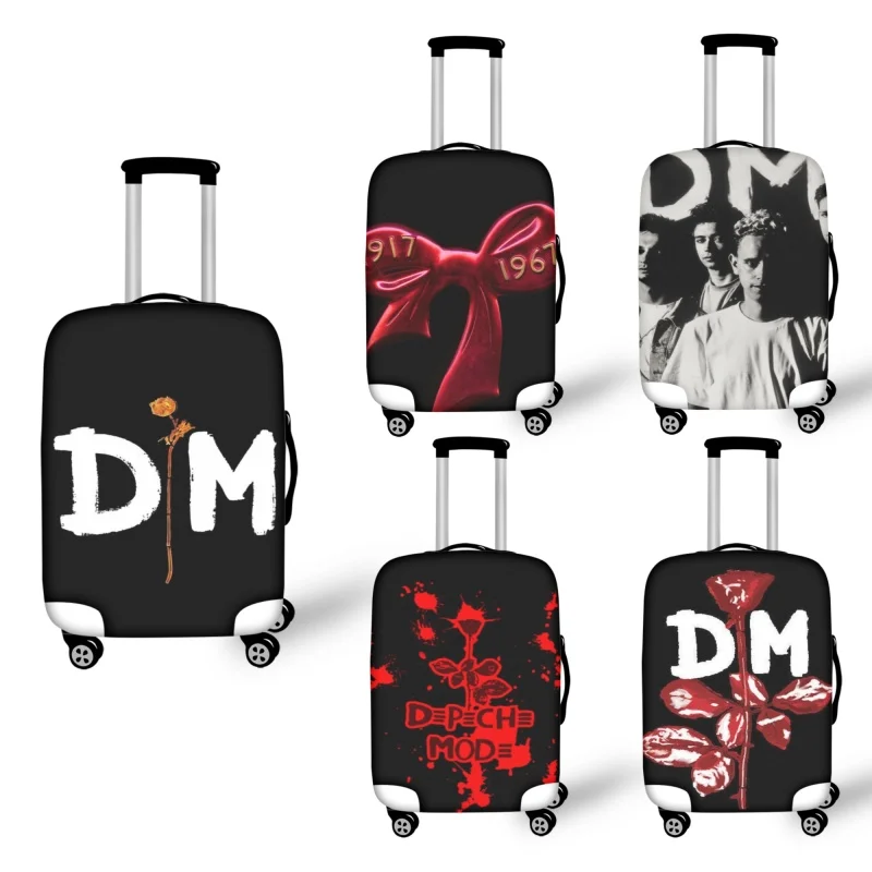 

2023 Depeches Band Mode 3D Print Luggage Protective Dust Covers Elastic Waterproof 18-32inch Suitcase Cover Travel Accessories