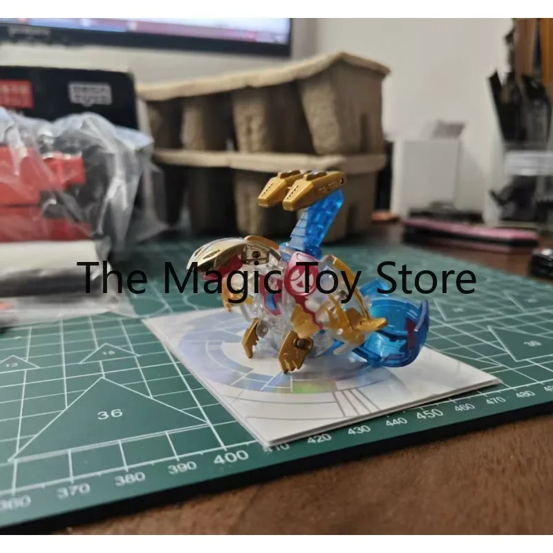 Фото Оригинальная фигурка Sega Bakugan: Bakutech Friendship Demon Head Remolded Red Transparent Bird Tail, коллекционная игрушка №4