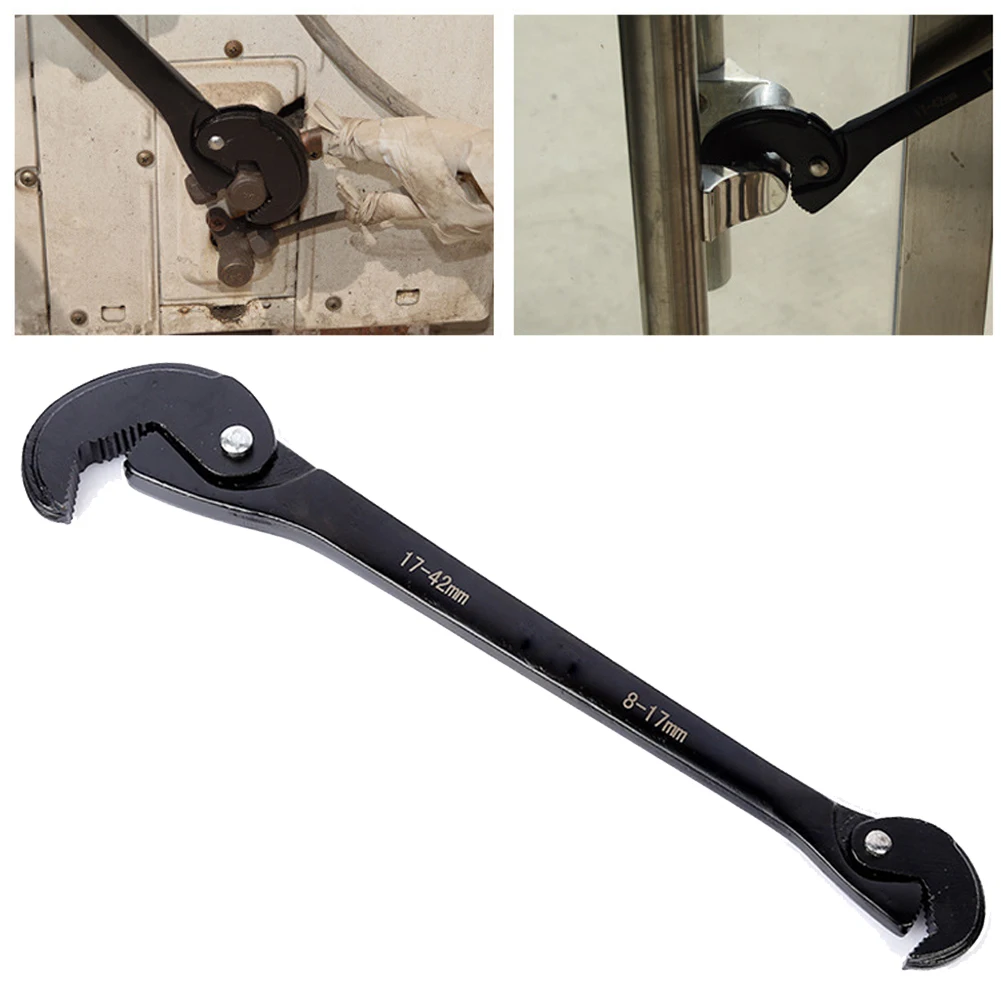 1pcs Universal Wrench Adjustable Wrench Set Adjustable Wrench Tool Portable Adjustable Quick Snap and Grip Wrench 8-42mm