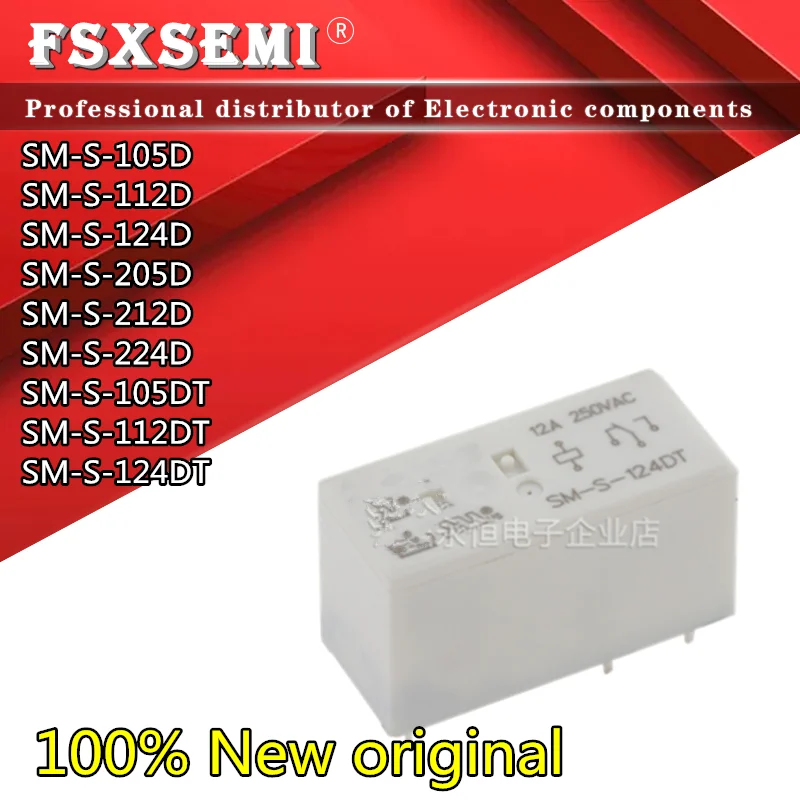 

5pcs SM-S-105 SM-S-112 SM-S-105D SM-S-112D SM-S-124D SM-S-205D SM-S-212D SM-S-224D SM-S-105DT SM-S-112DT SM-S-124DT Realy