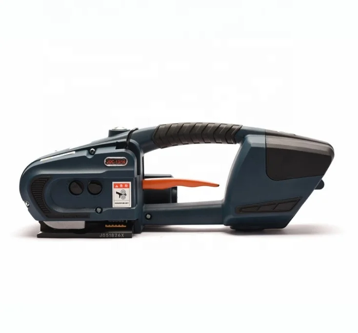 

Two battery Electric tighten Carton strapper Brick Tensioner Wrapping Tool PP/PET strapping machine