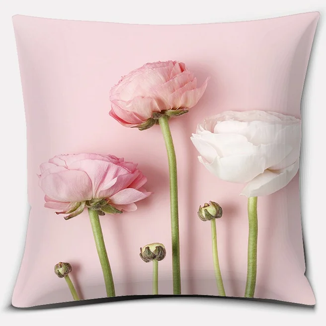 

Декоративная наволочка Modern Pink Flowers Series