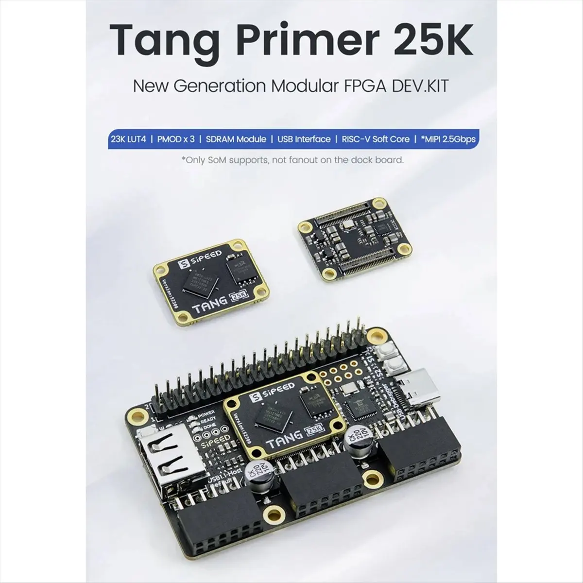 Фото Плата разработки FPGA Tang Primer 25K GW5A RISCV с PMOD и SDRAM-DT30 №3