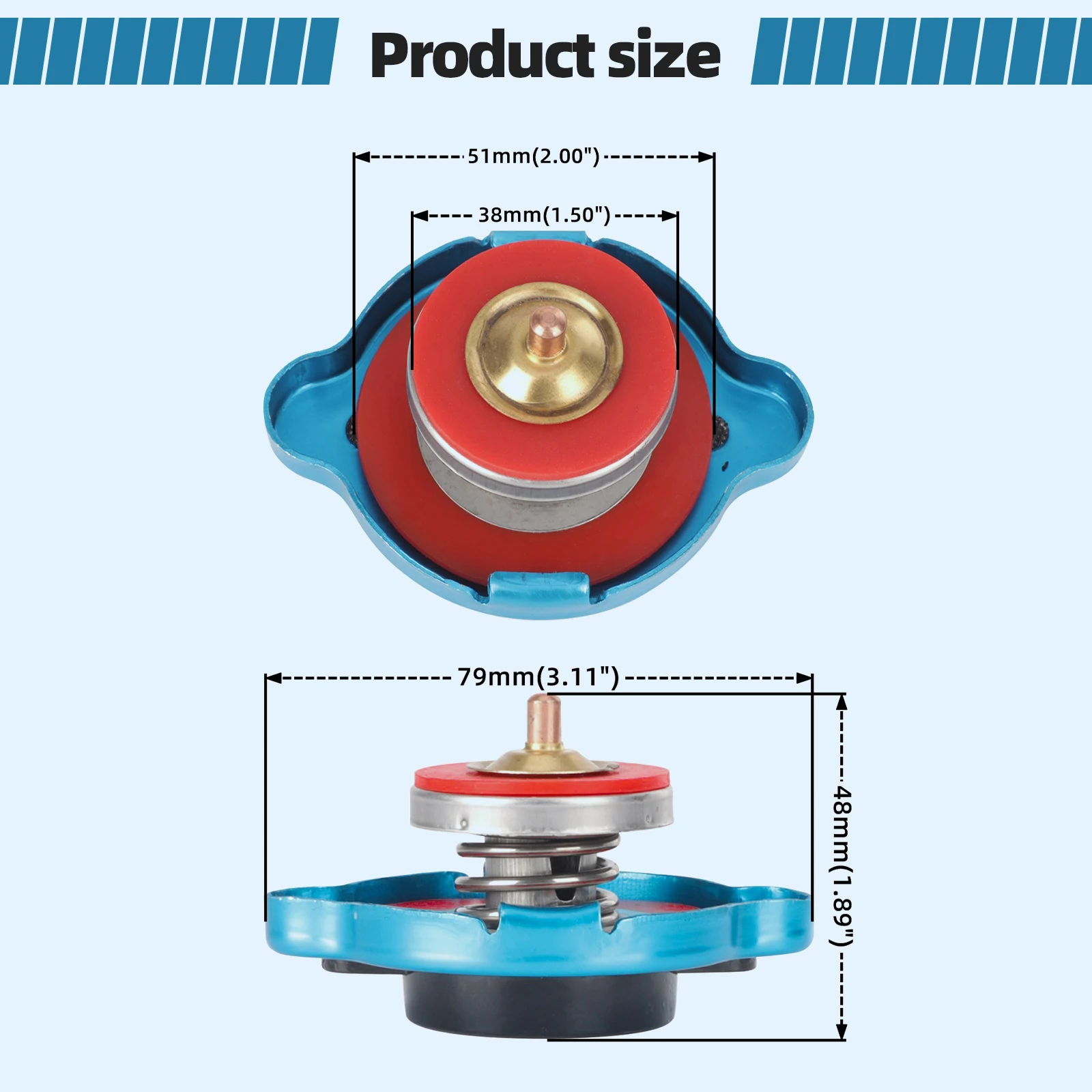 Универсальный термостатический колпачок радиатора для резервуара воды