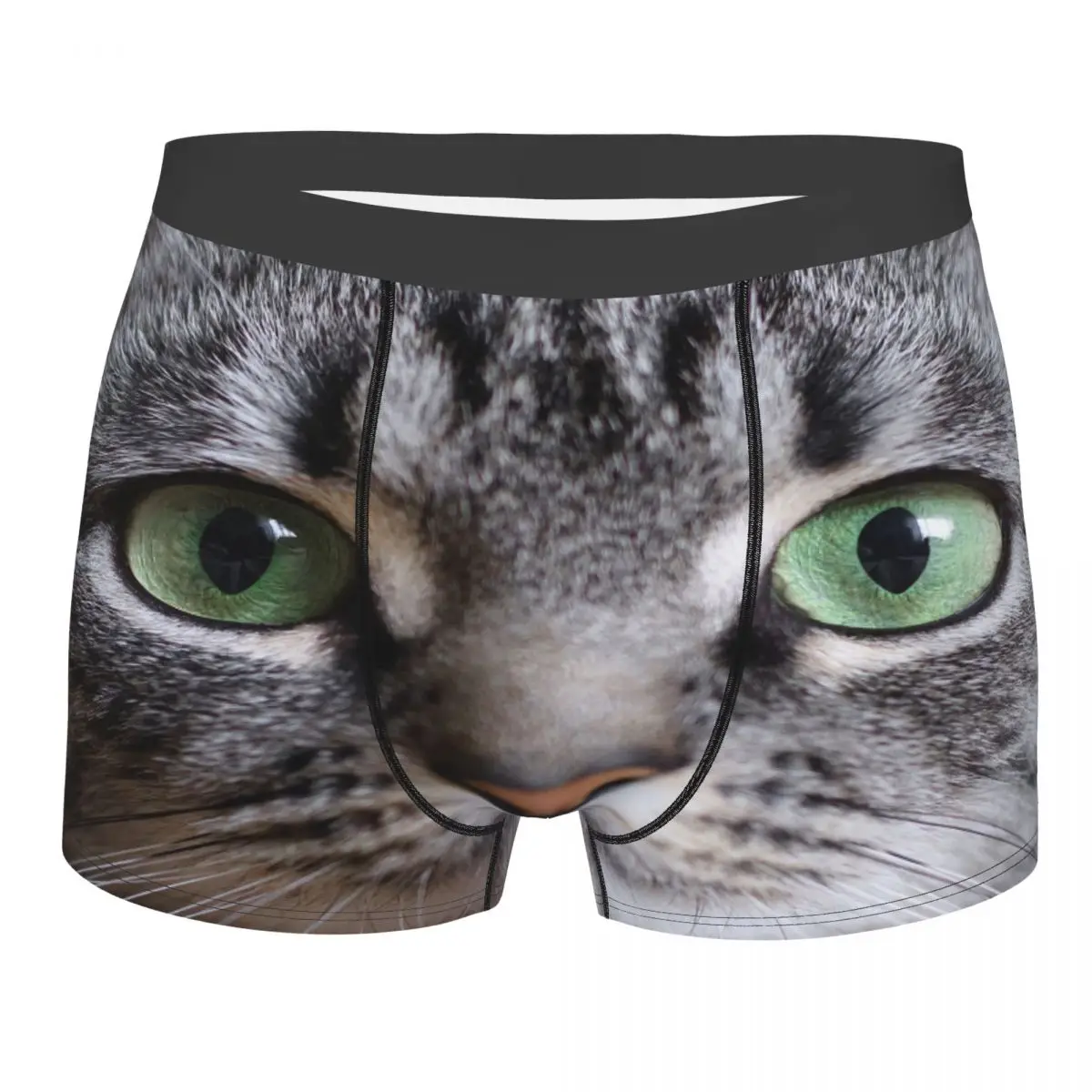 

Male Panties Men's Underwear Boxer American Shorthair Cat Face Underpants Comfortable Shorts