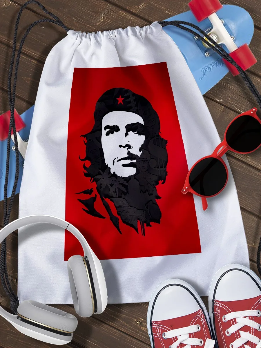 Мешок сумка для обуви вещей с принтом Разное Че Гевара (чегевара куба Ernesto Che Guevara) -