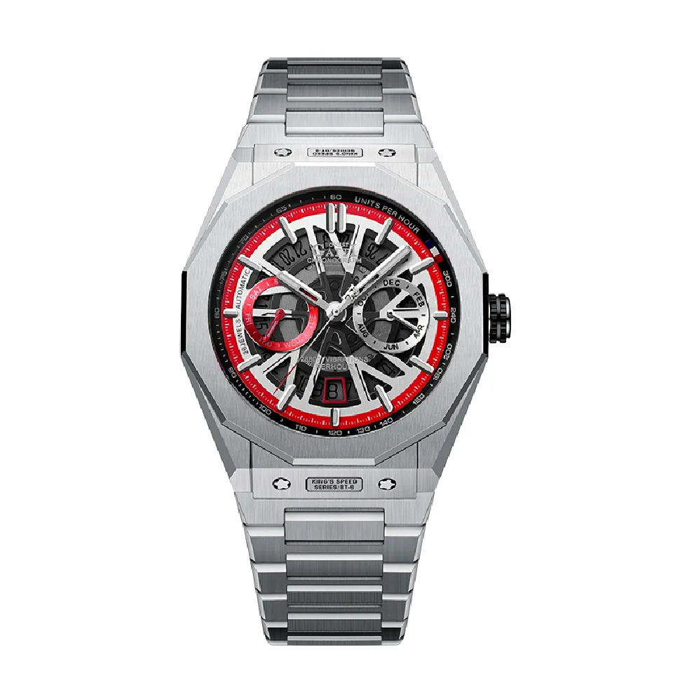 

BONEST GATTI Men Automatic Watch Luxury Watches Fashion Mechanical Wristwatch Skeleton Waterproof Sapphire Luminous Steel Strap