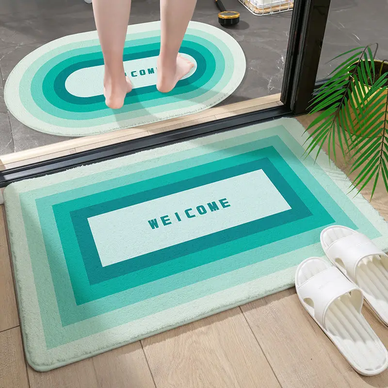 

Candy Colors Skin Bathroom Mat Super Absorbent Rug Bath Quick Dry Floor Mats Easy To Clean Doormat Kitchen Area Rugs Alfombra