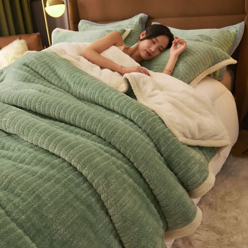 

Теплое Роскошное Одеяло для путешествий, тонкое мягкое пушистое покрывало, плюшевое покрывало для кровати, одеяло, пушистое покрывало, одеяла