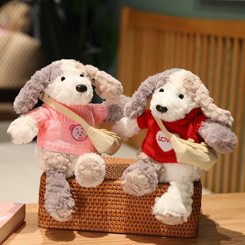 

30 см Kawaii Плюшевые игрушки Мягкие Косплей животные собака с одеждой игрушка кукла Дети Сонная кукла для девочек хороший подарок на день рожд...