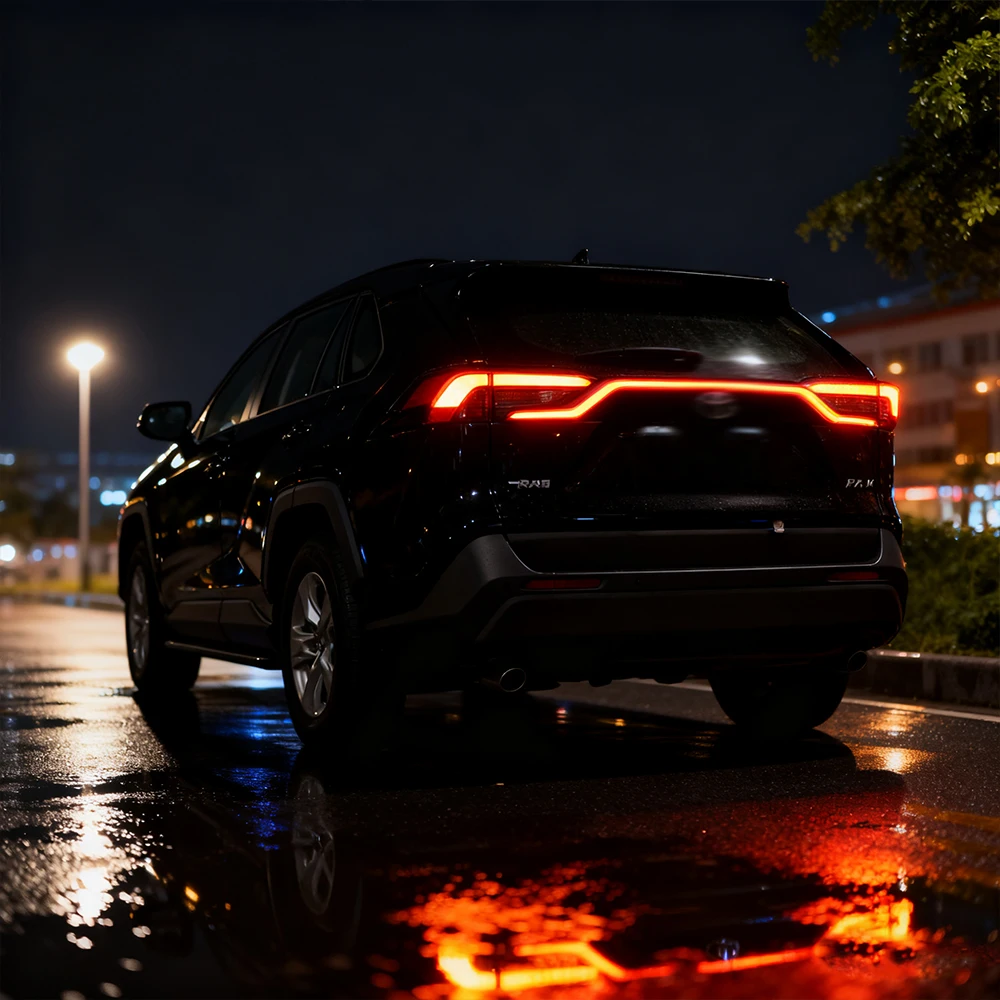 Фото Для Toyota RAV4 2020-2025: Обновленный задний фонарь в сборе, динамический светодиодный, прямой монтаж, аксессуары Plug-and-Play №2