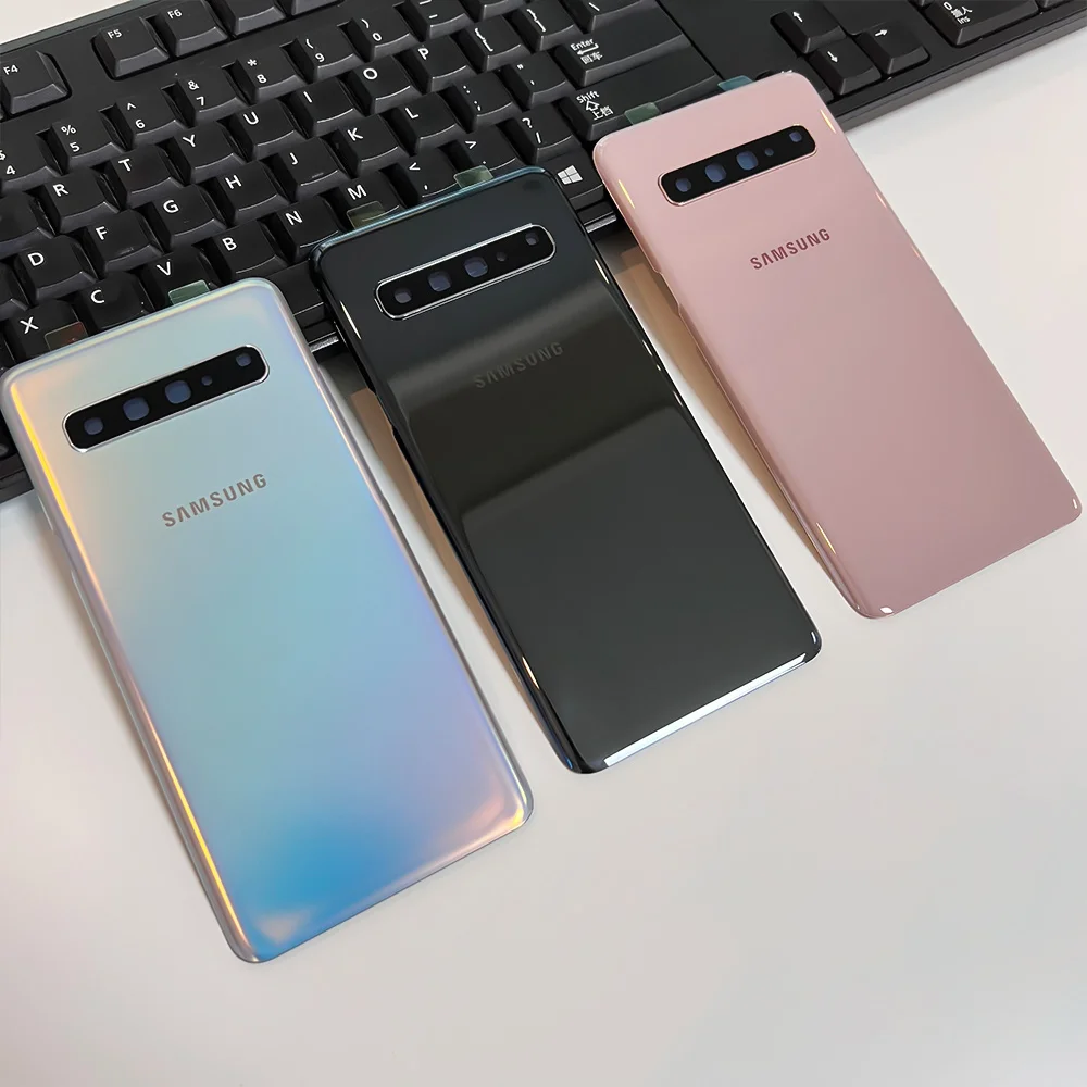 Original Replacement Battery Back Cover Door Glass Case For Samsung Galaxy S10 5G version Phone Back Cover Case Glass Backshell