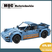 new 2410pcs moc classic supercar static version car model creation expert diy blocks toy kids birthday gift collection city