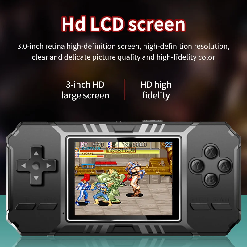 Handheld Game Console Retro 3.0 Inch Color HD Screen 8-Bit Built-In 520 Games Av Out Mini Video Game Player for Children'S Gift enlarge