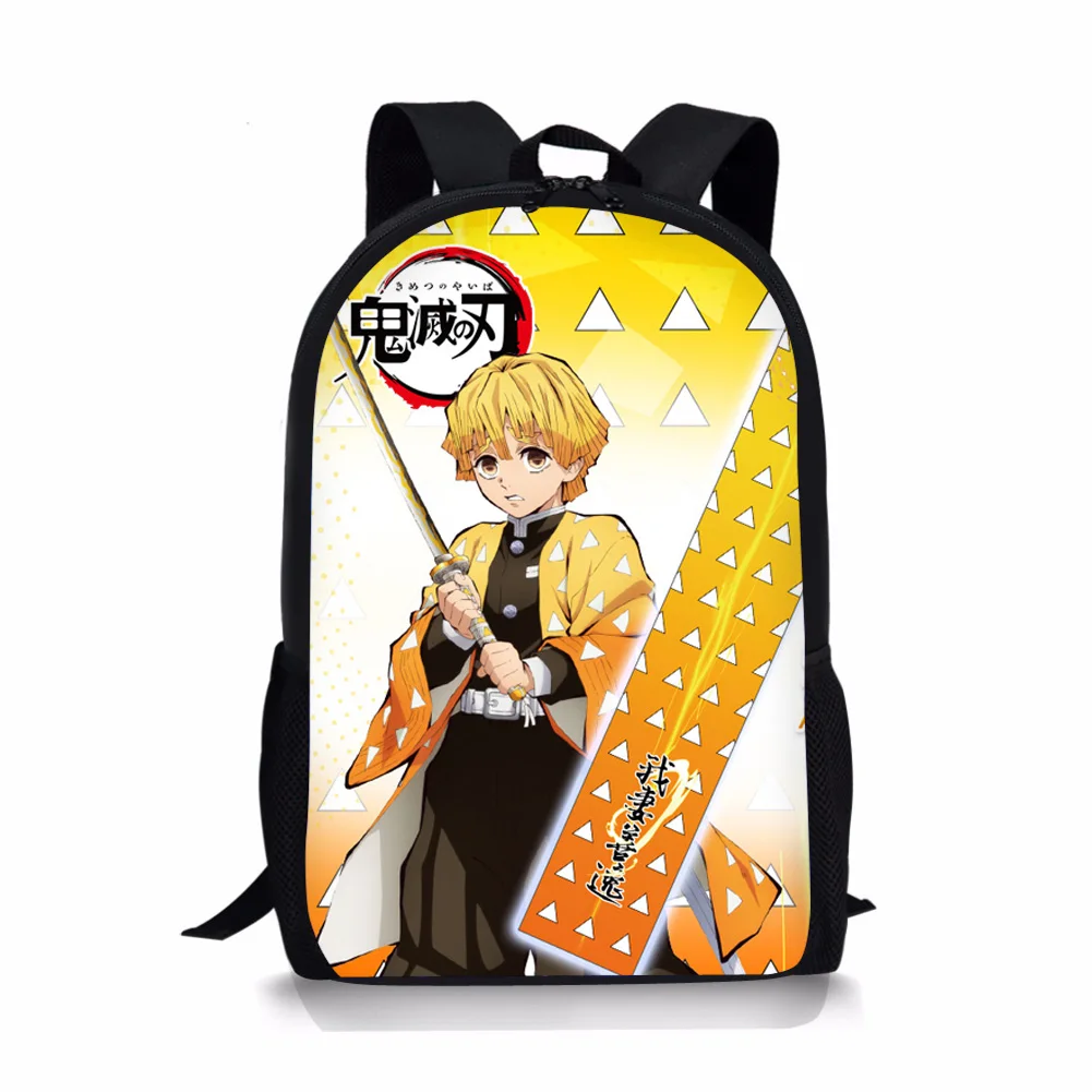 2022  Hot Sale Anime Demon Slayer School Bags for Girls Boys Cool Teenagers Backpacks Customized Students Satchel Free Shipping