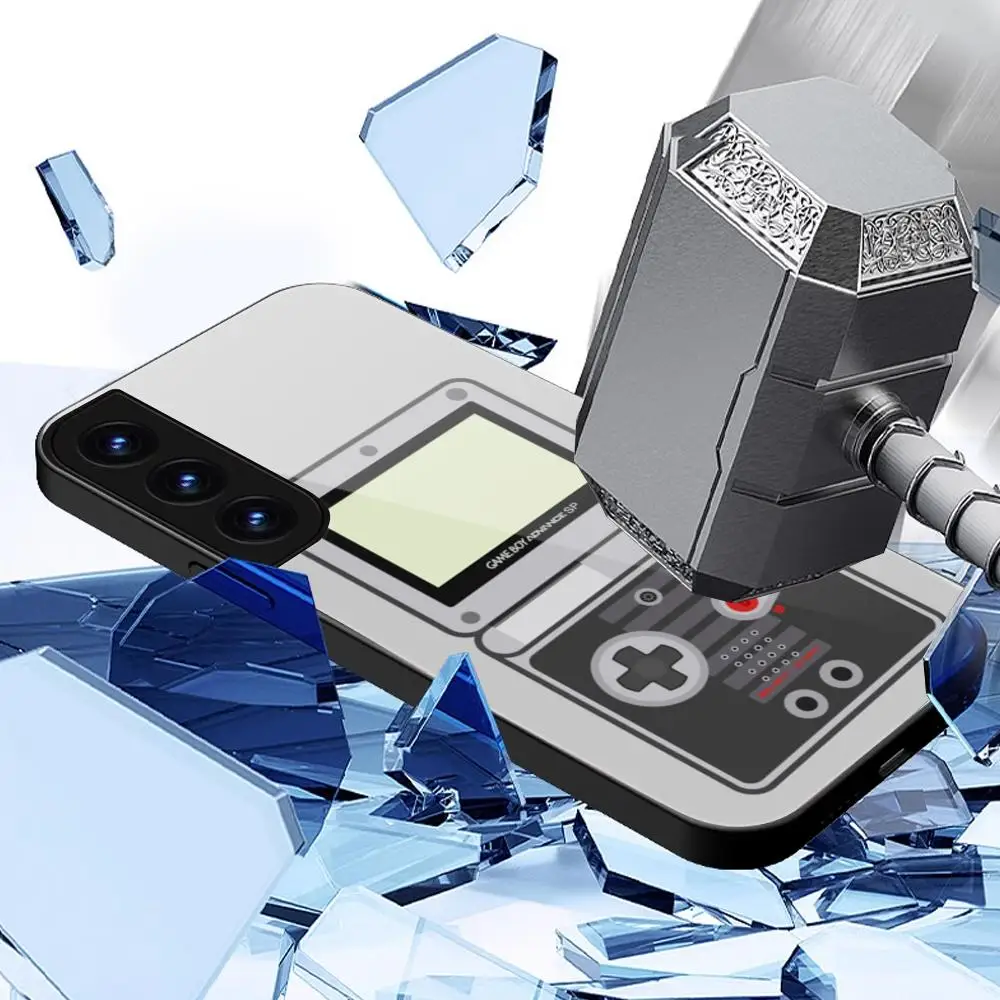 Противоударный чехол-рамка HYBXAXC с 3D-дизайном Game Boy для Samsung Galaxy Z Flip 67 (Flip7Flip6) – забавный игровой дизайн (art.: 3920db69aea80) - 3920db69aea80
