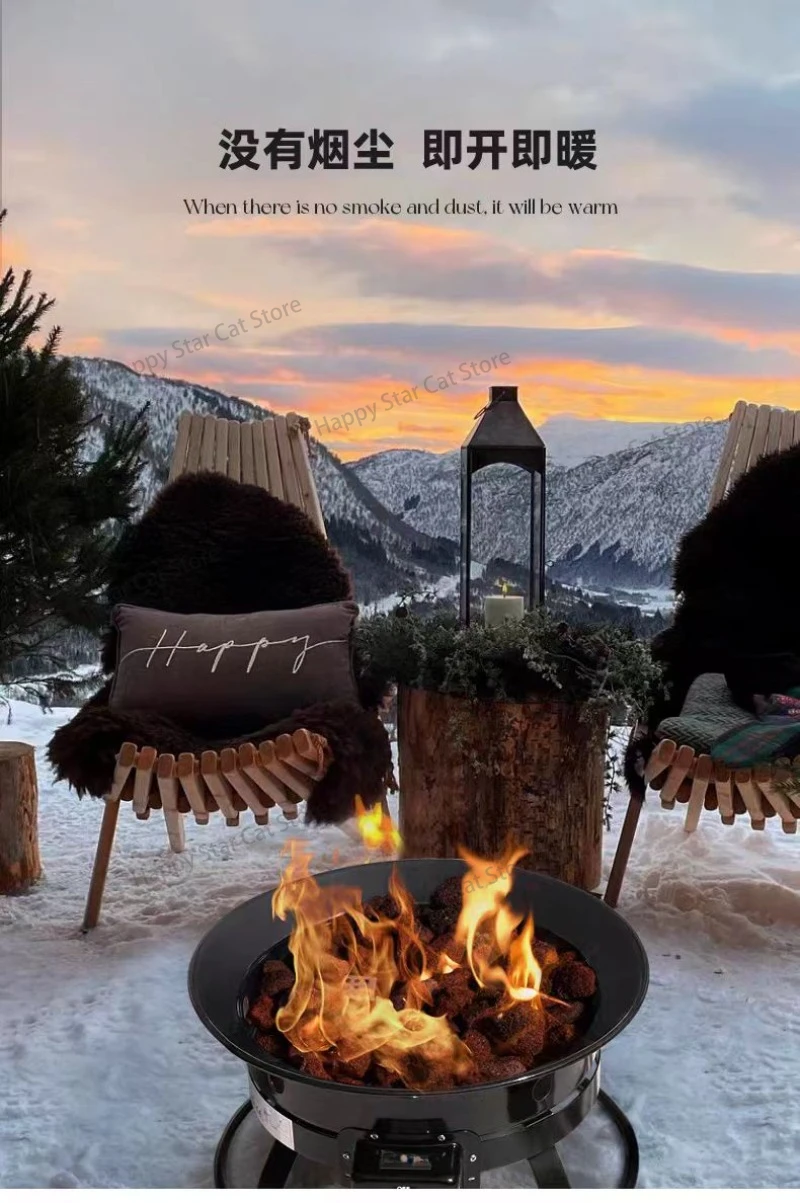 Портативная уличная газовая костра с пропаном для кемпинга поездок на колесах