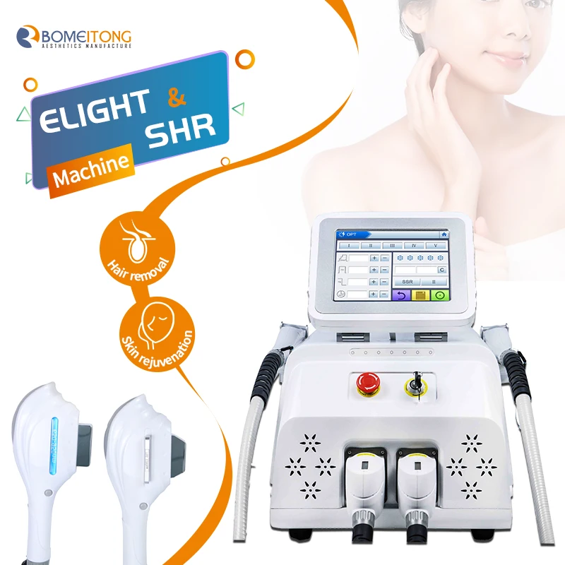 

2022 ice cool professional facial rejuvenation beauty 3 in 1 elight shr opt machine portable laser ipl hair removal device