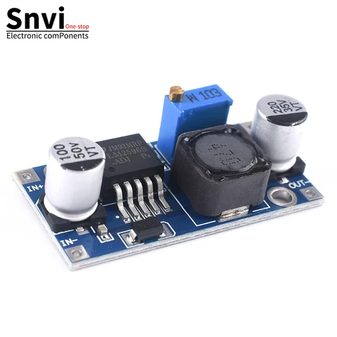Snvi LM2596 понижающий преобразователь постоянного тока от 3,0-40 В до 1,5-35 в, понижающий модуль питания 1/5/10 шт.