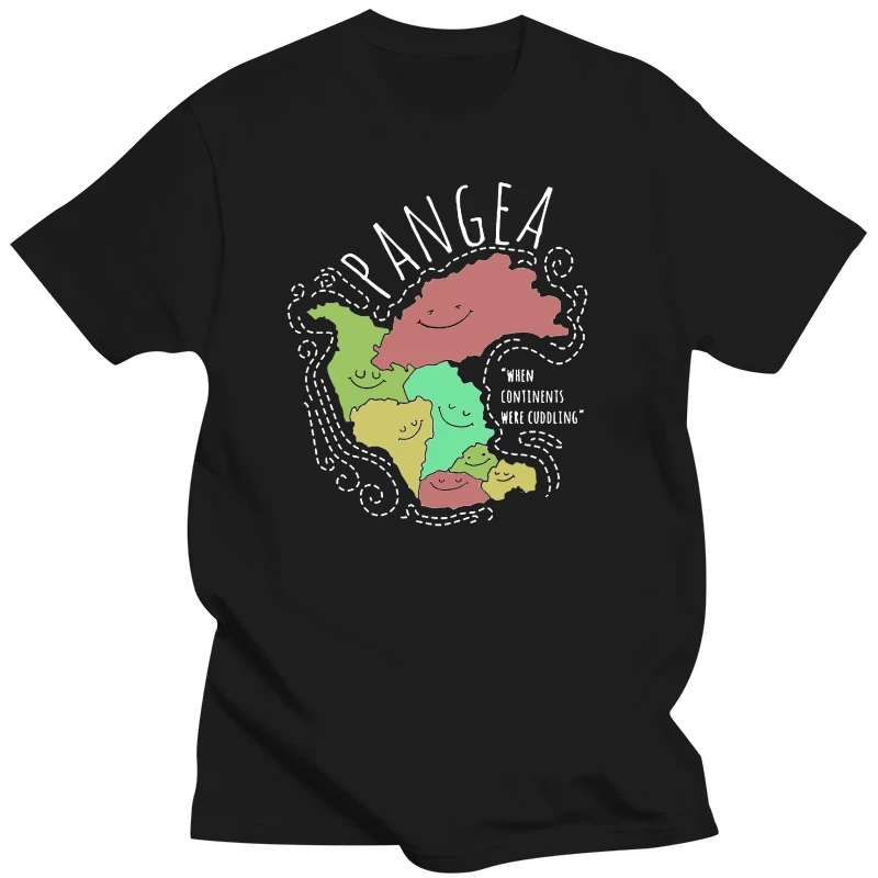 

Men Short sleeve tshirt Reunite Pangea Funny Geology T shirt for Geologist T Shirt Women t-shirt