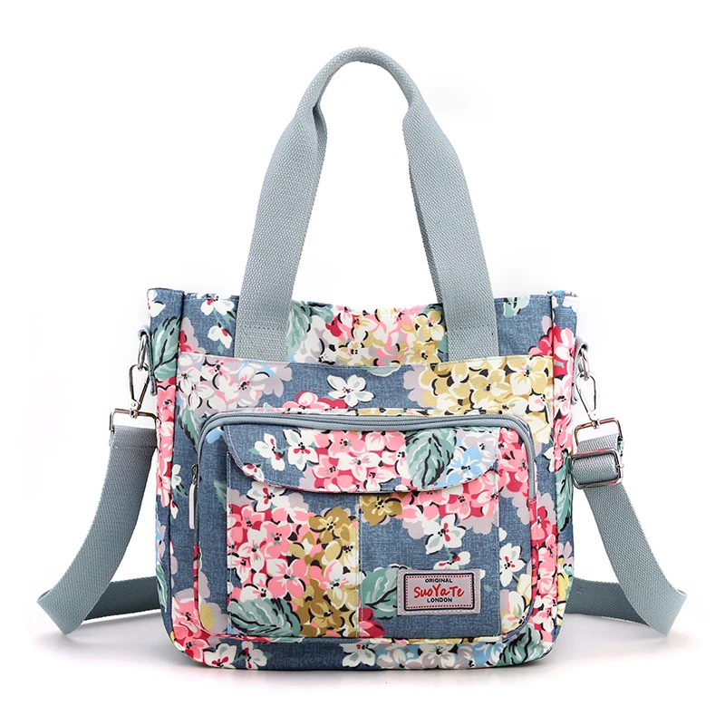

2022 National Style Floral ladies bag Casual Large side bags for girls Fashion Trend Travel cross body bag Brand New borsa donna