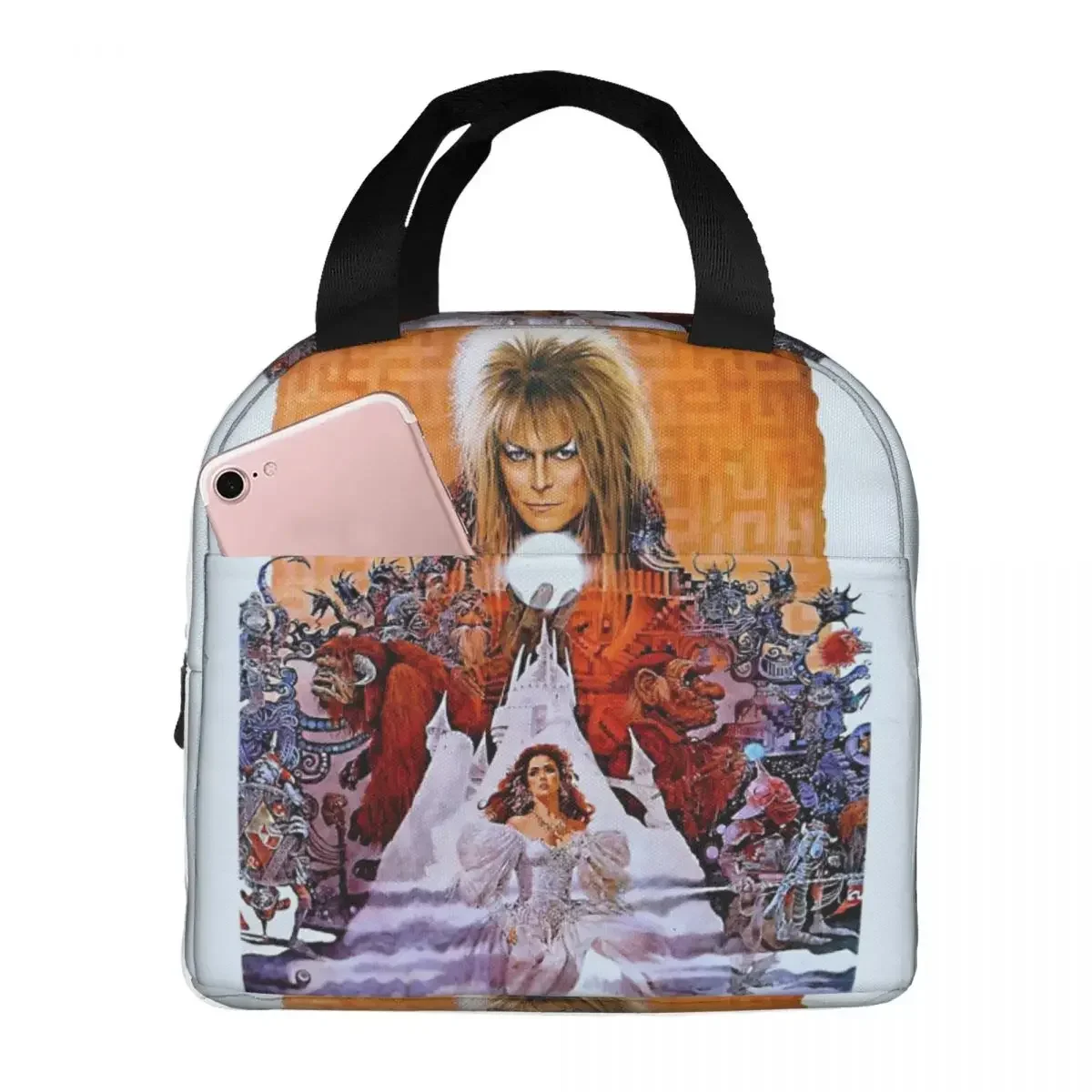 Сумка для ланча с лабиринтным рисунком Термоизолированный Ланч-бокс