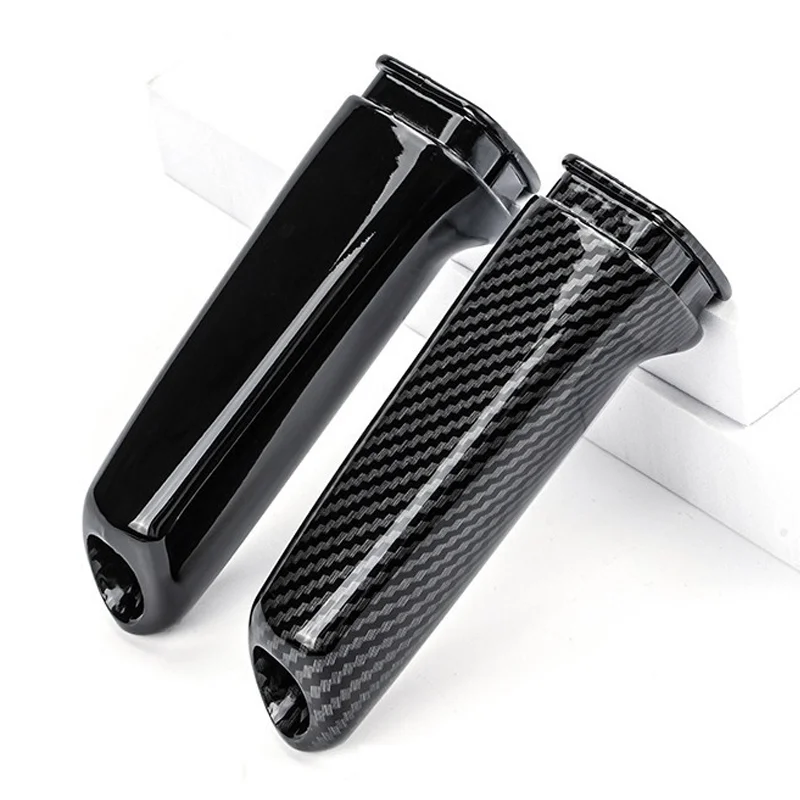 

For Bmw E46 E90 E92 E60 E39 F30 F34 F10 F20 Accessories Universal Carbon Fiber Pattern Car Handbrake Grips Cover Interior Trim