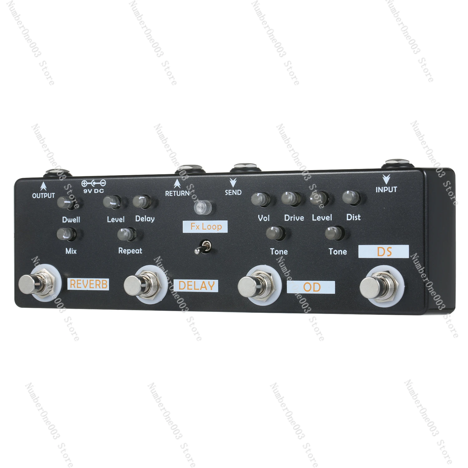 Реверберация задержка 5 в 1 многофункциональная педаль
