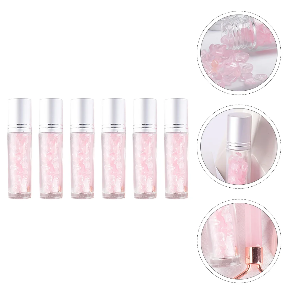 

Bottle Roll Roller Oil Bottles Essential Sample Perfume Crystal Comestic Gemstone Chips Container Vials Empty Dropper Vial