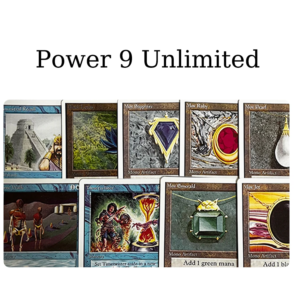 Фото Набор высококачественных карт Liliana’s Magical Custom and Proxy (НЕФОЛИРОВАННЫЕ) Power 9: Black Lotus, Mox Ruby, Timetwister, Mox Pearl №2