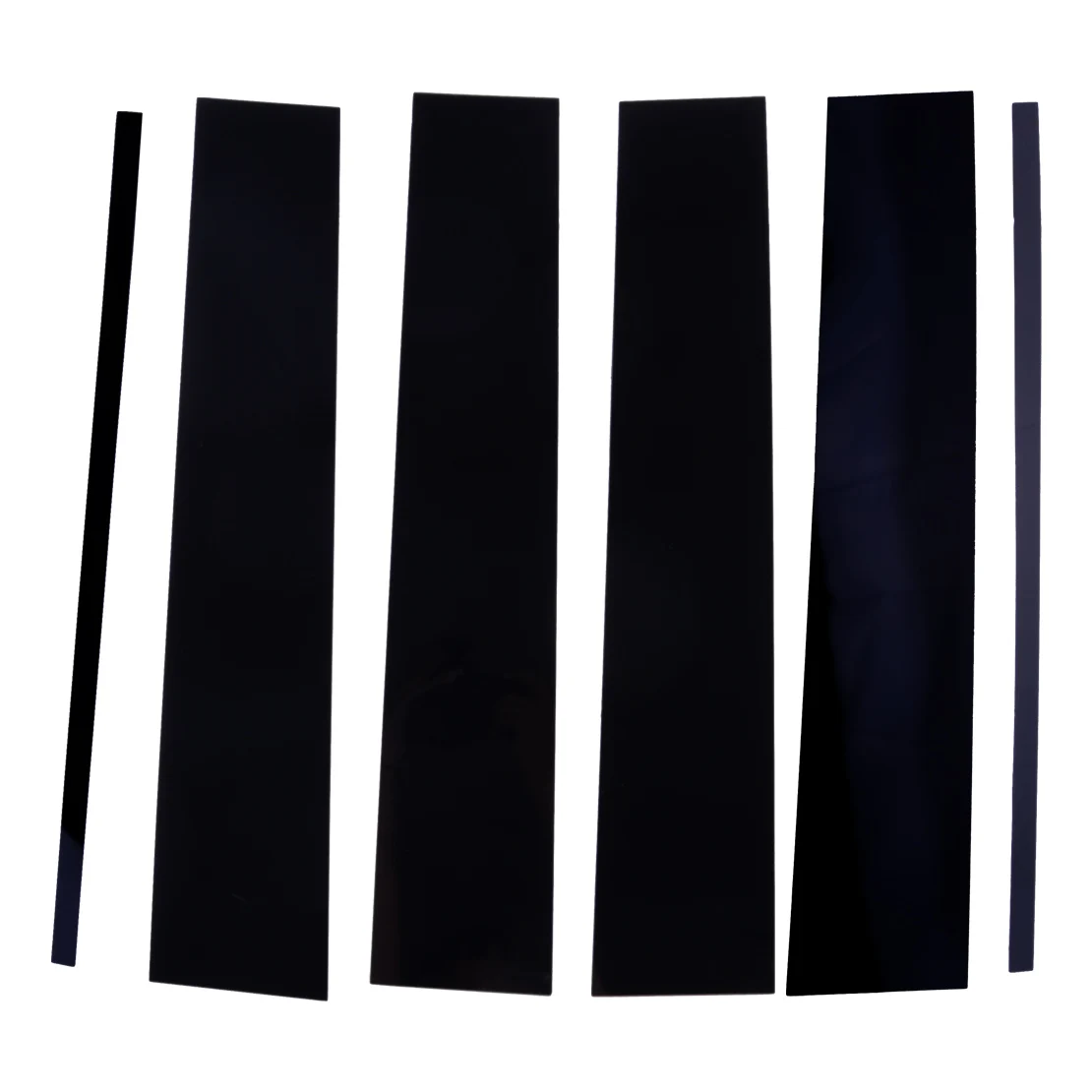 

6Pcs/Set Door Pillar Post Cover Trim Decal Fit for GMC Yukon XL Chevrolet Suburban 2020 2019 2018 2017 2016 2015 Glossy Black PC
