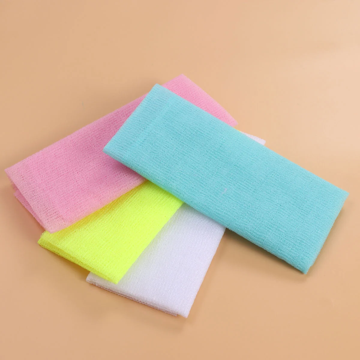 

4pcs Nylon Bath Towel Comfortable Quick-dry Ultra Soft Spa Towels Shower Towels Bathing Towels for Woman