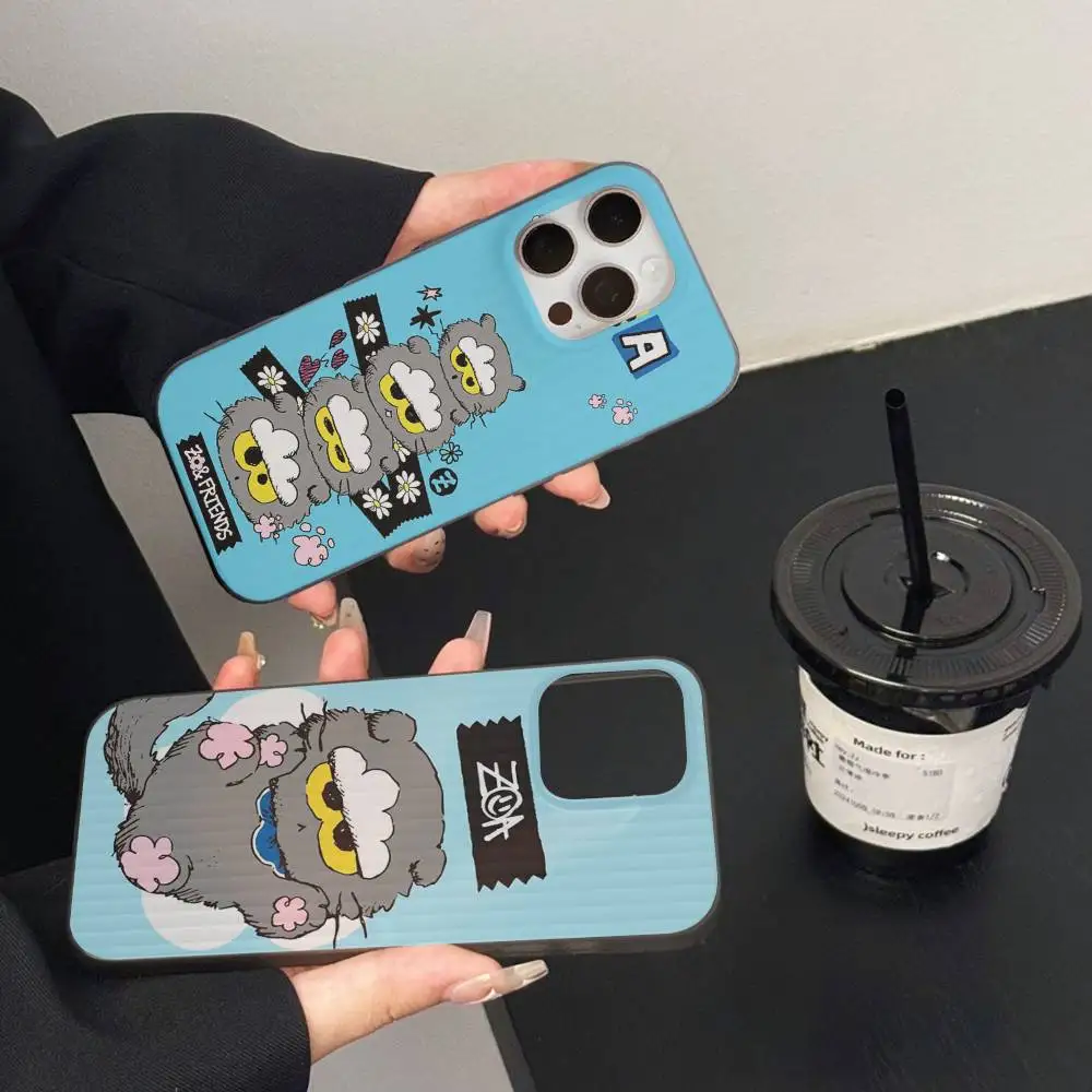 Фото G-Gdragon Z-Zoa Cat Fashion для iPhone 17 16 15 14 13 12 11 Pro Max Plus Pro Прозрачный чехол для телефона с противоскользящим покрытием №2