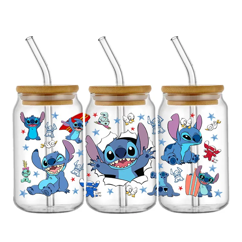

Наклейка на чашку MINISO Stitch 16 унций