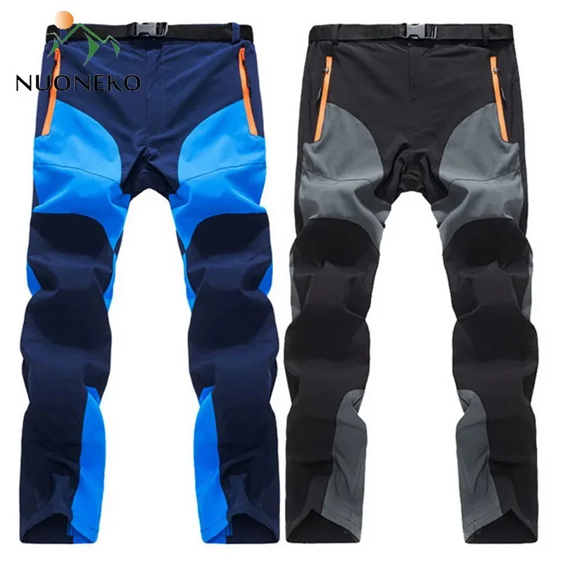 NUONEKO новые мужские летние быстросохнущие походные брюки для мужчин уличные